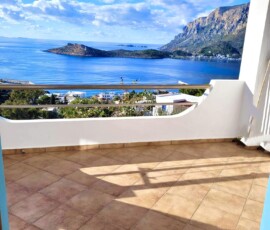 Private balcony with stunning sea view
