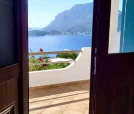 Private balcony with beautiful sea view